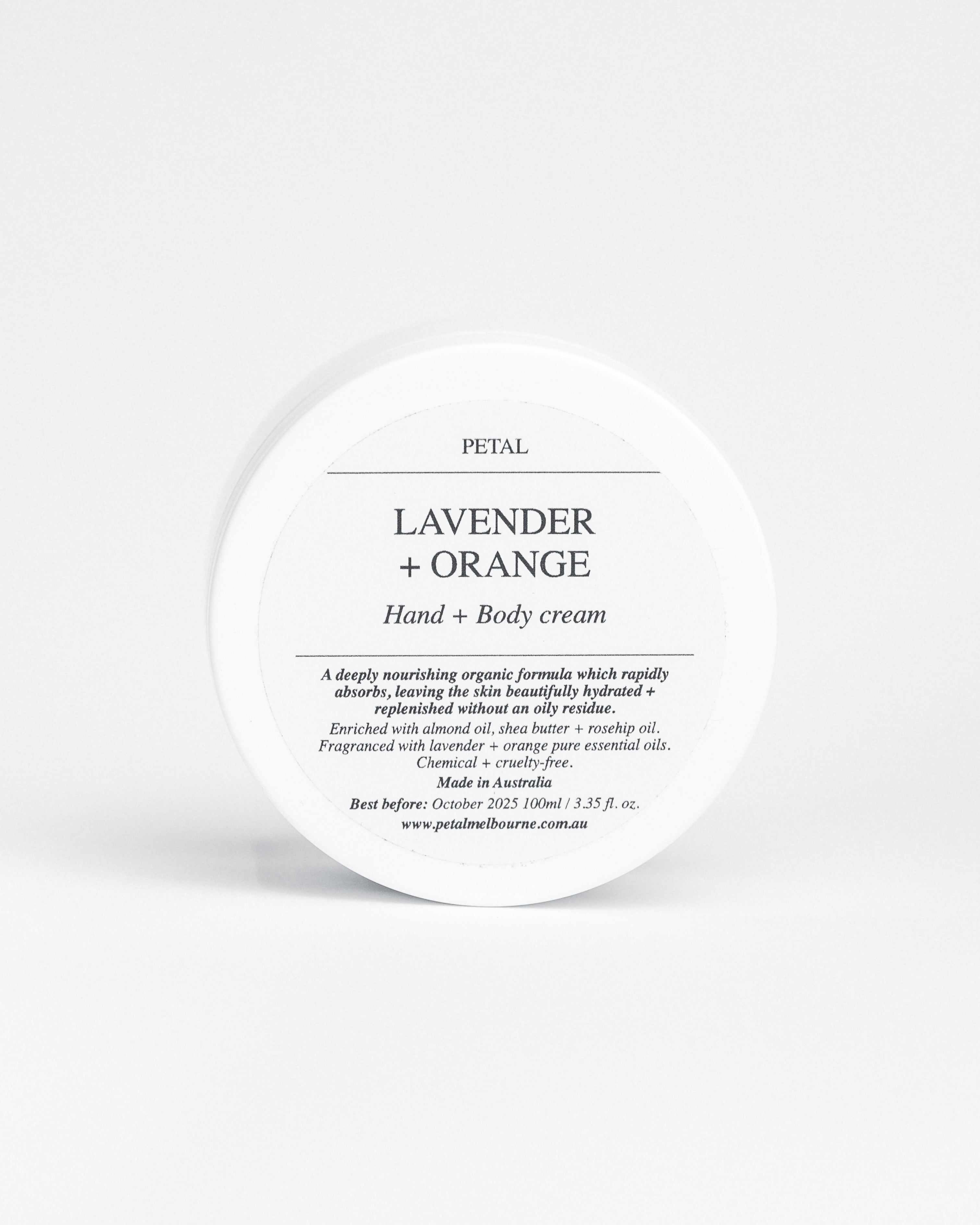 Hand + Body Cream - Lavender + Orange