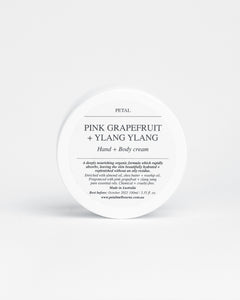 Hand + Body Cream - Pink Grapefruit + Ylang Ylang