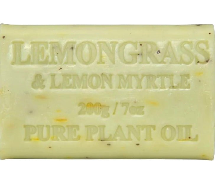 Soap Bar 200g - LEMONGRASS + LEMON MYRTLE - Petal Melbourne
