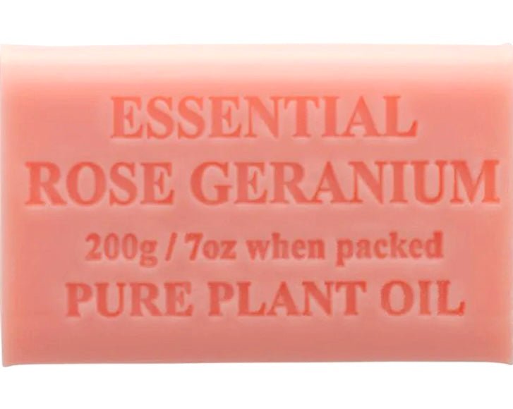 Soap Bar 200g - ROSE GERANIUM - Petal Melbourne