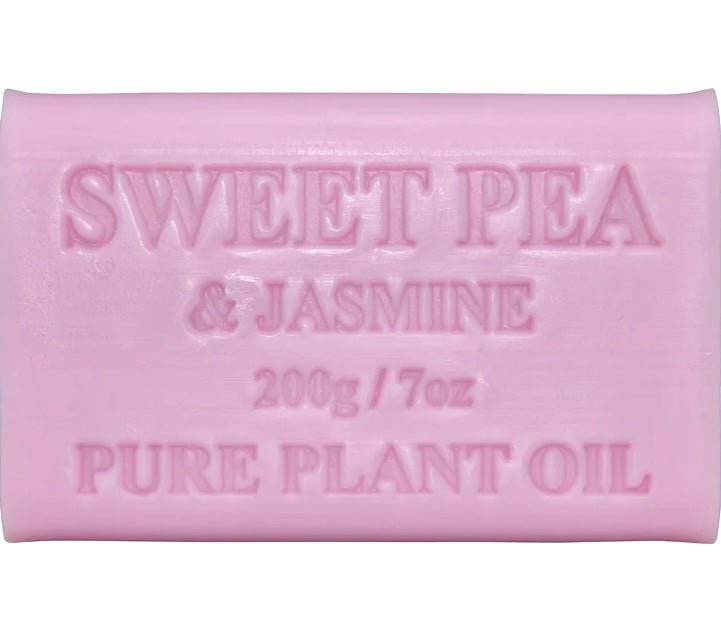 Soap Bar 200g - SWEET PEA + JASMINE - Petal Melbourne