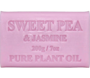 Soap Bar 200g - SWEET PEA + JASMINE - Petal Melbourne